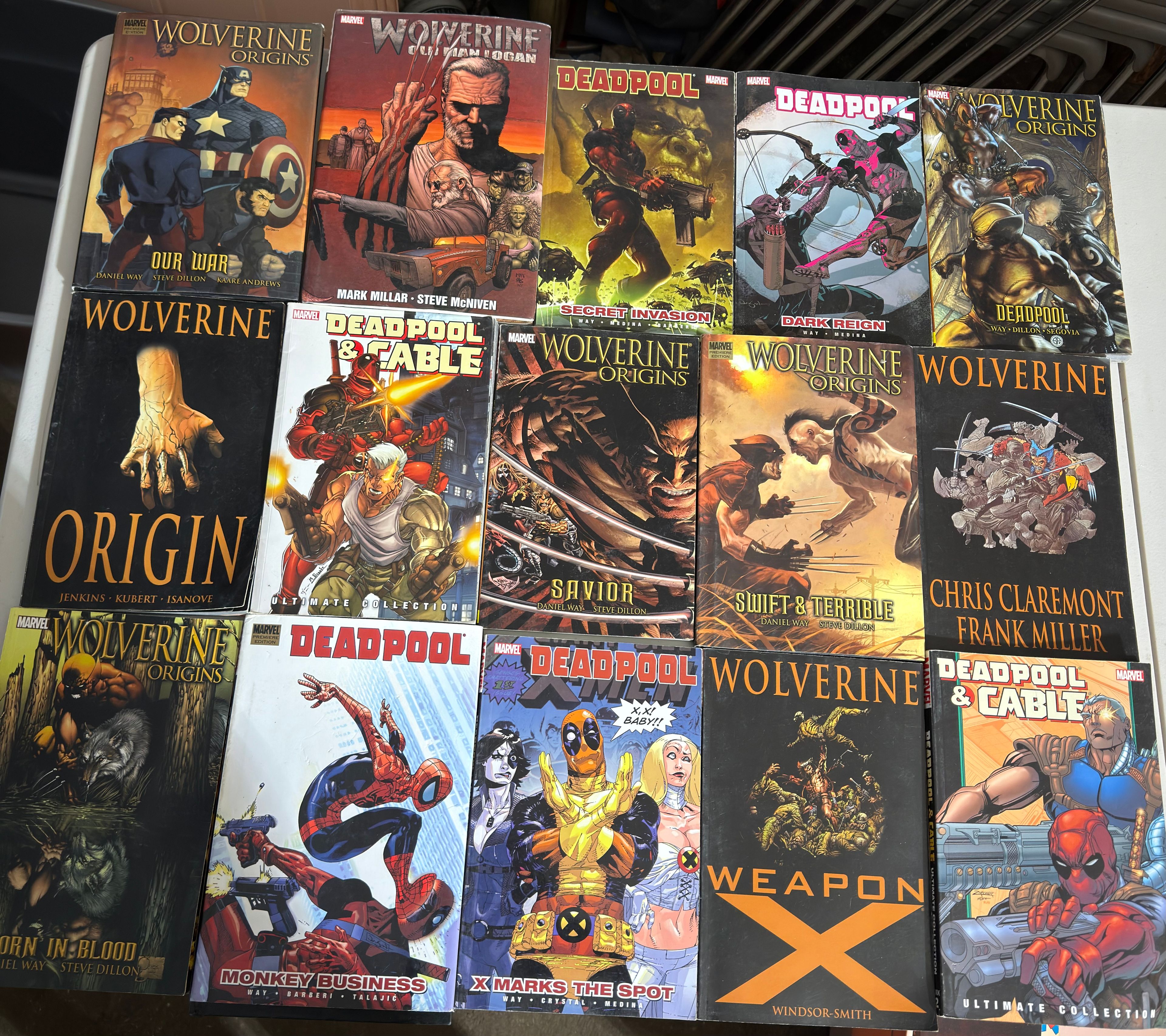 Marvel Graphic Novel Collection (Wolverine, Deadpool, Cable)
