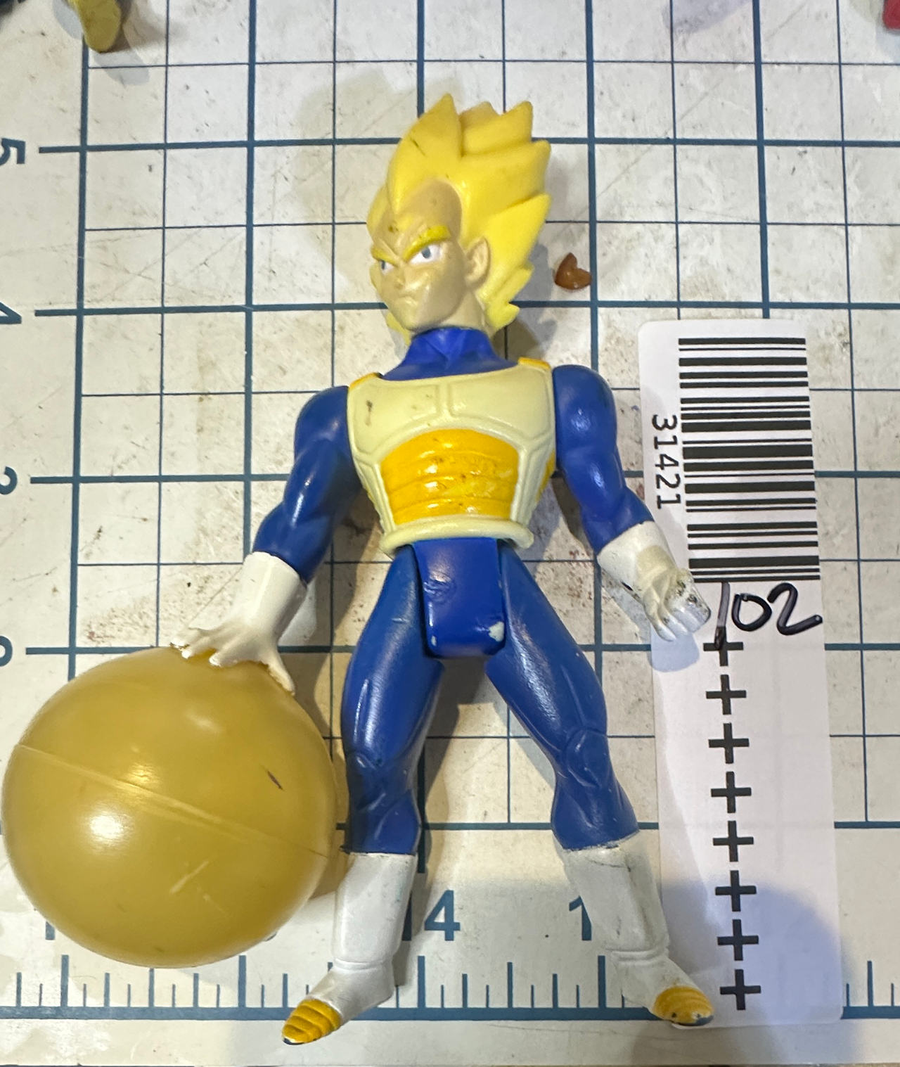 Bandai Dragon Ball Z Super Saiyan Vegeta Action Figure