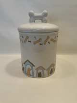 Ceramic Dog Treat Jar with Bone Handle - Image 4