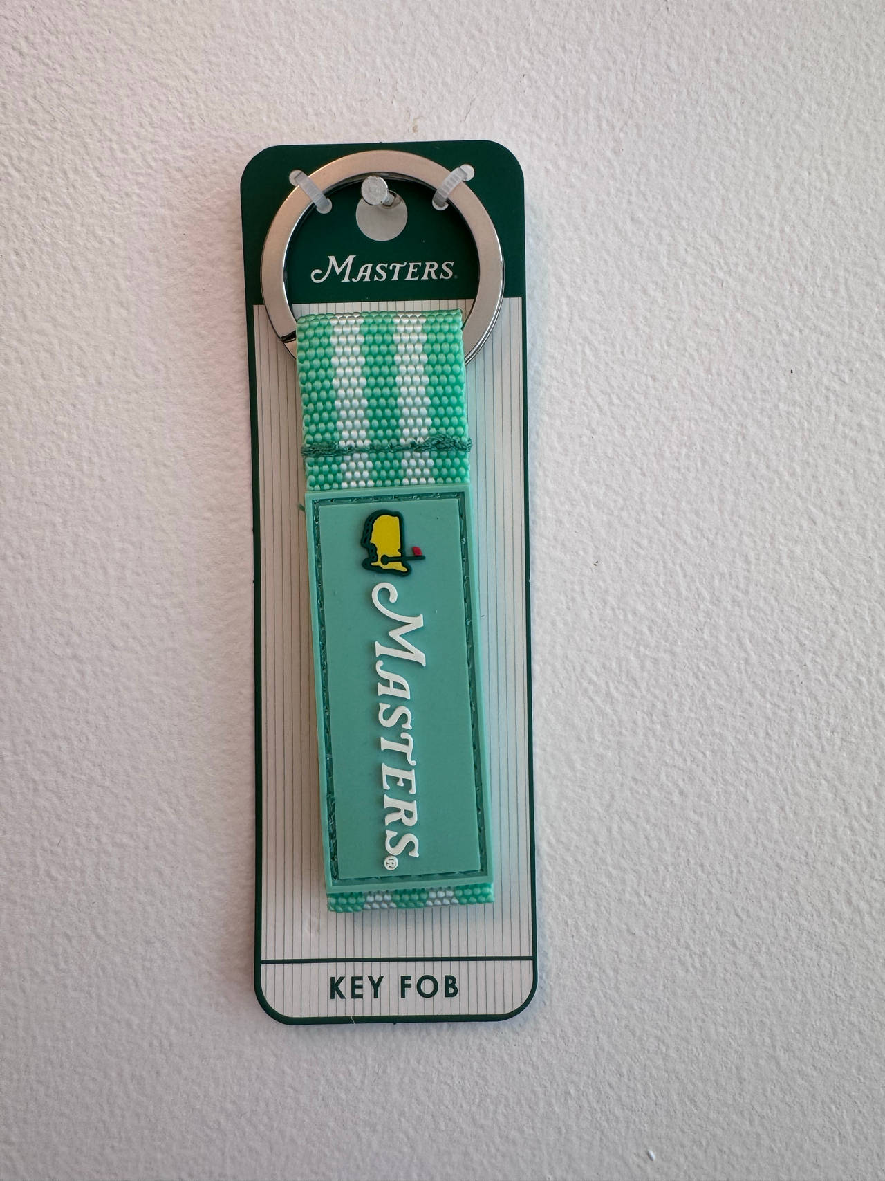 Masters Tournament Striped Woven Key Fob