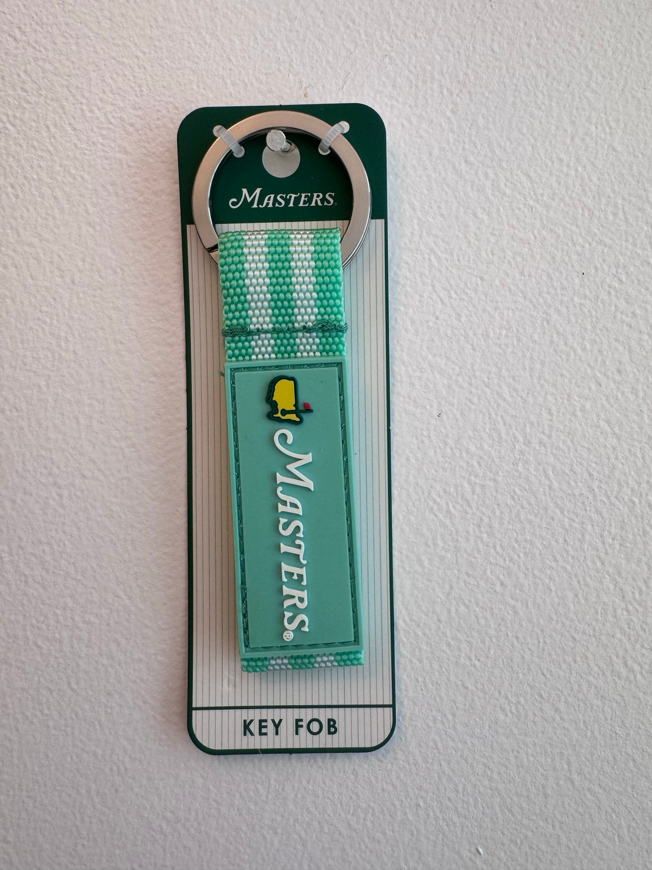Masters Tournament Striped Woven Key Fob