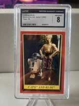 1983 Topps Return of the Jedi #8 C-3PO and R2-D2 CGC 8 - Image 2