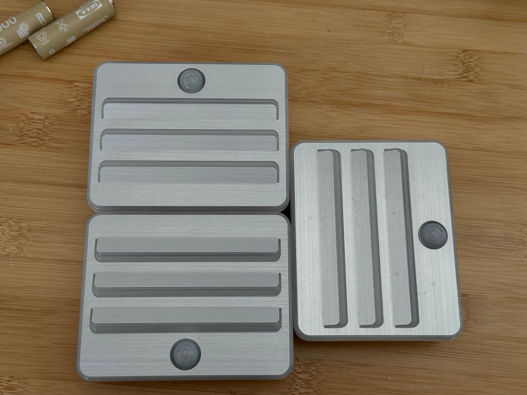 Motion Sensor LED Night Light and ikea rechargeable batteries 