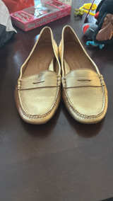 Patricia Green Hampton Metallic Leather Loafer - Image 1