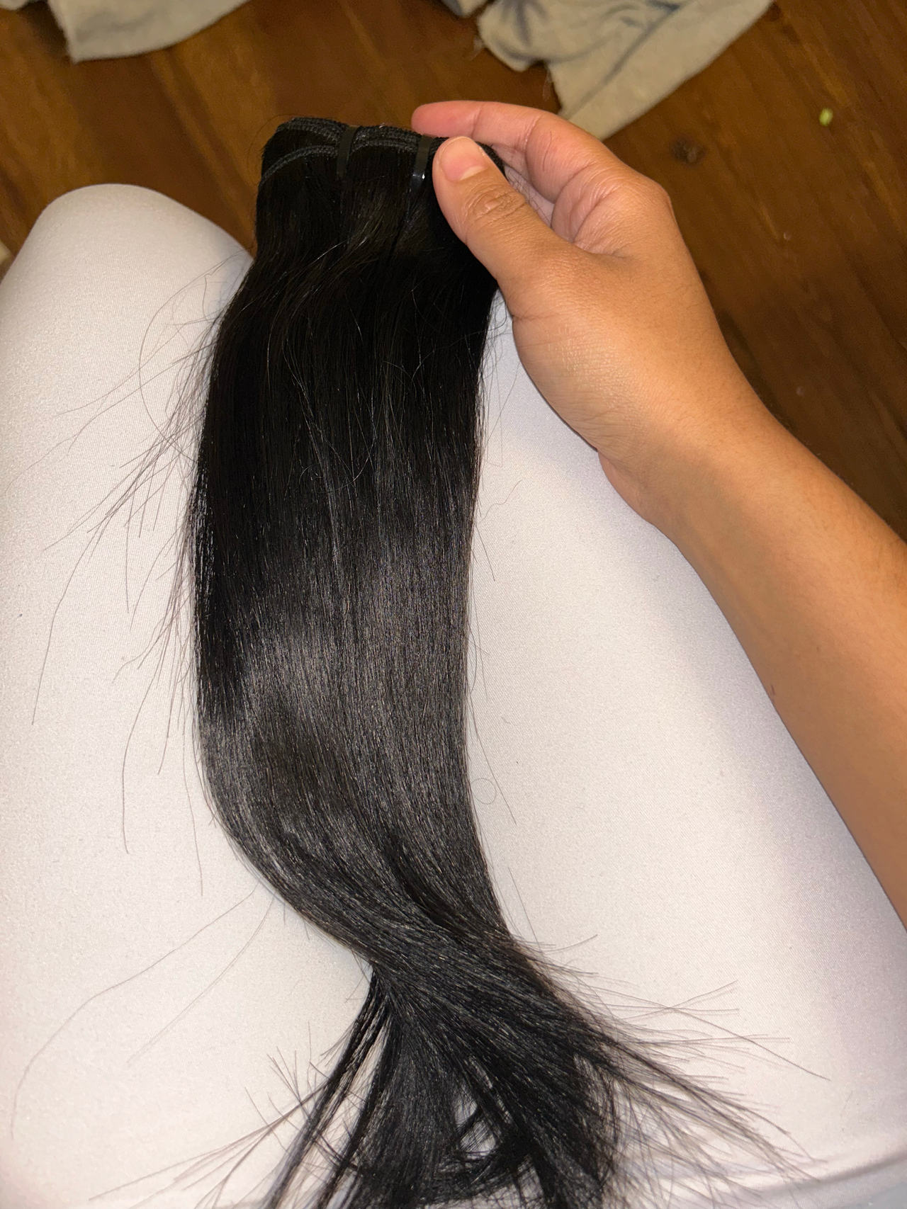 Straight Human Hair Weft Bundle