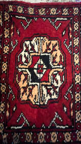 Handmade Miniature Pakistani Rug - Image 2