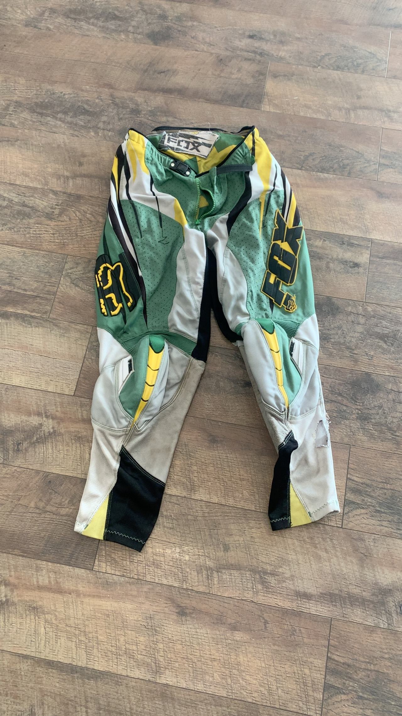 Fox Racing Strafer Kids Motocross Pants Green
