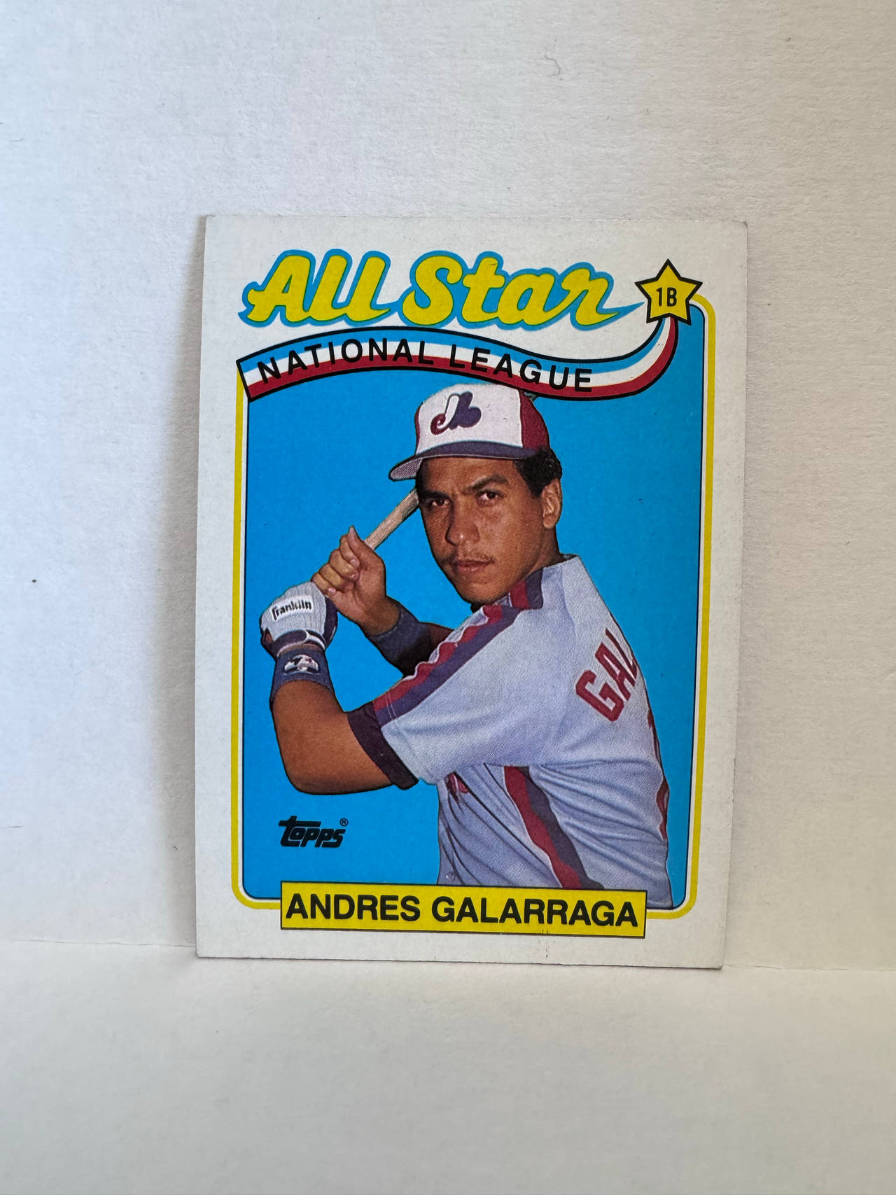 1989 Topps Andres Galarraga All Star #391