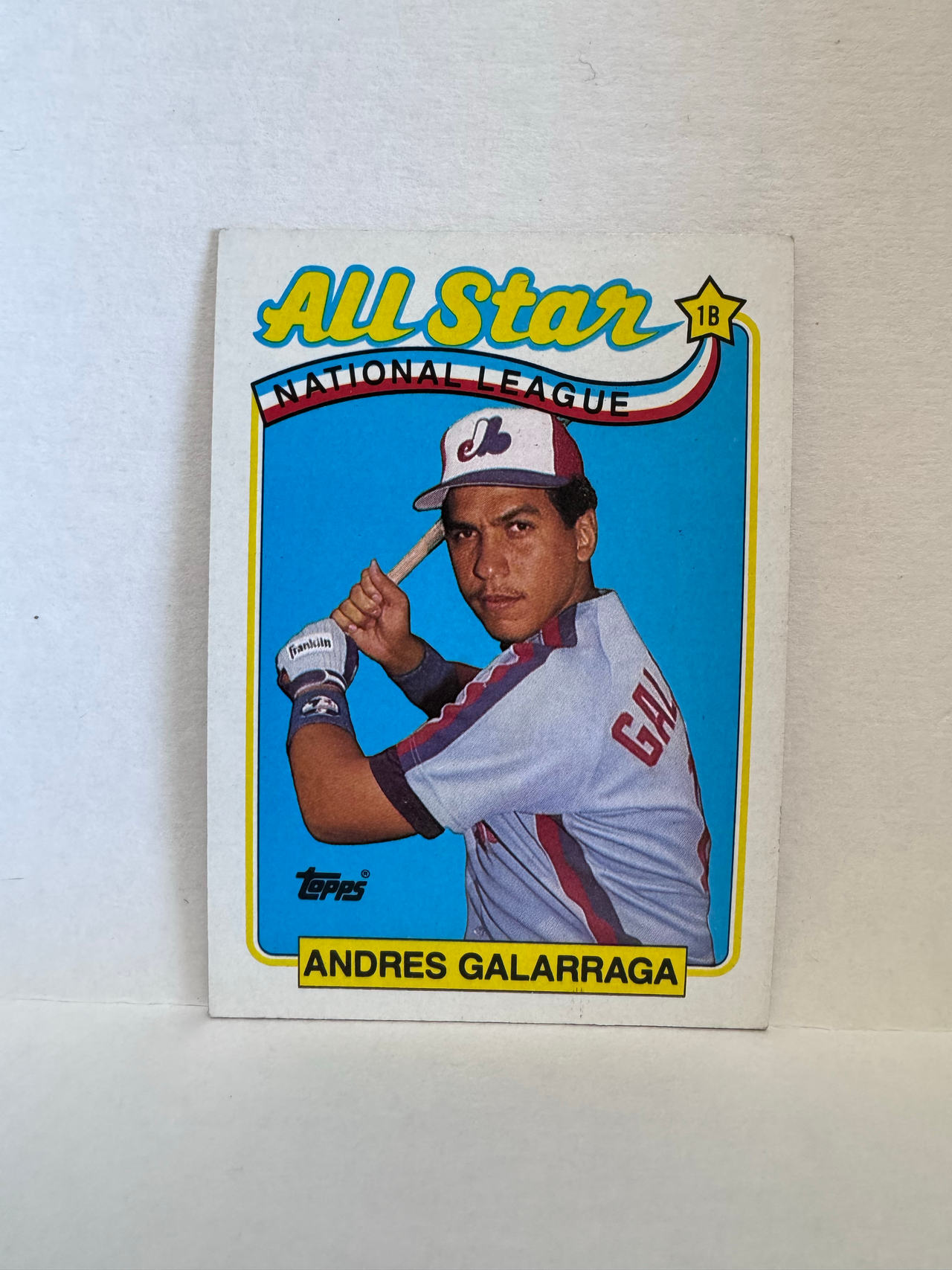 1989 Topps Andres Galarraga All Star #391