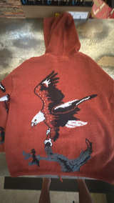 Cowichan-style Eagle Sweater Hoodie - Image 4