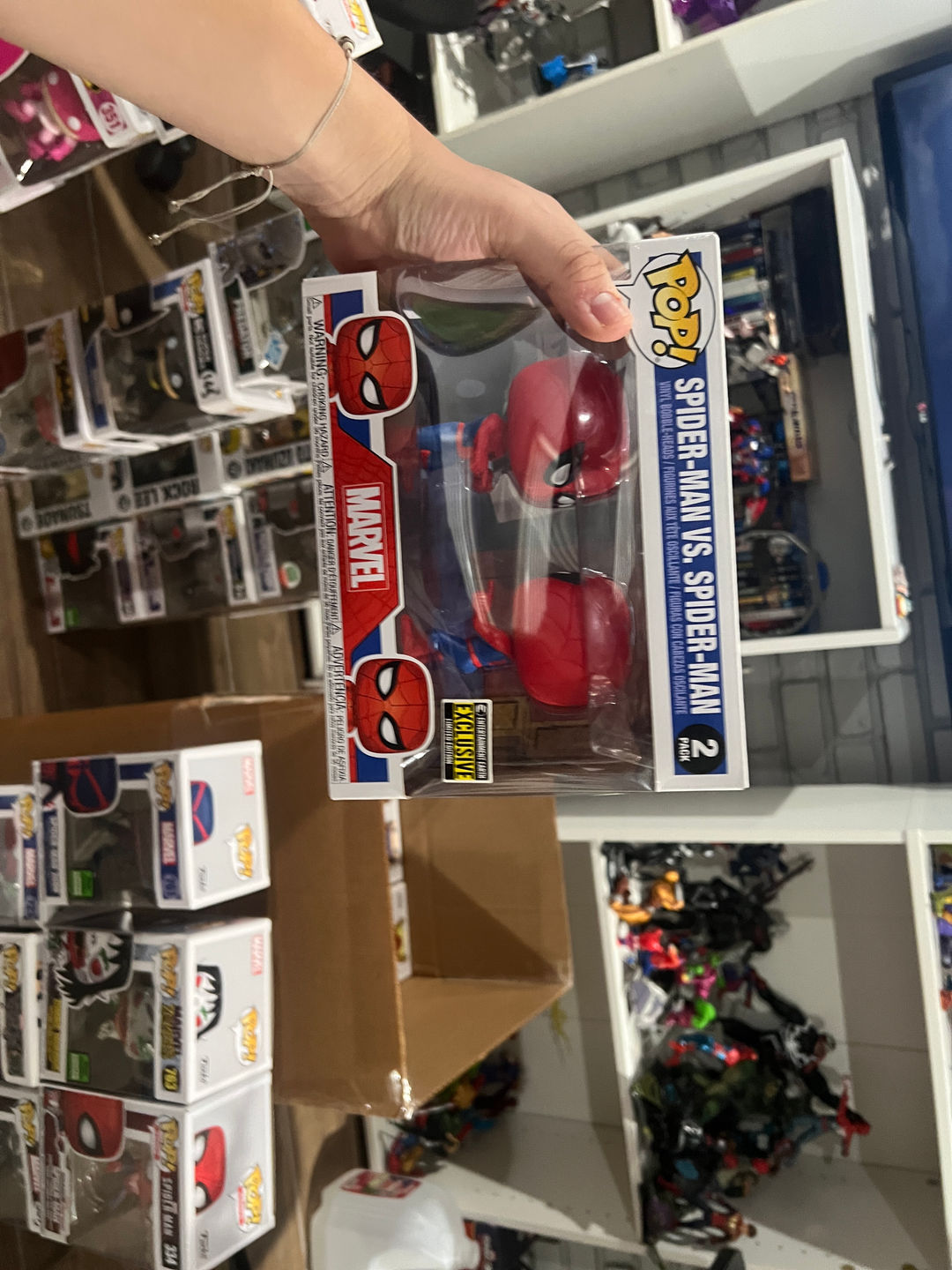 Funko Pop! Marvel Spider-Man vs. Spider-Man 2-Pack Entertainment Earth Exclusive