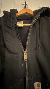 Carhartt Vintage Active Jacket Black Medium  Coat Men’s  - Image 2