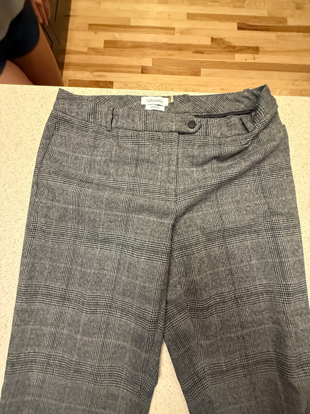 Calvin Klein Women's Plaid Dress Pants