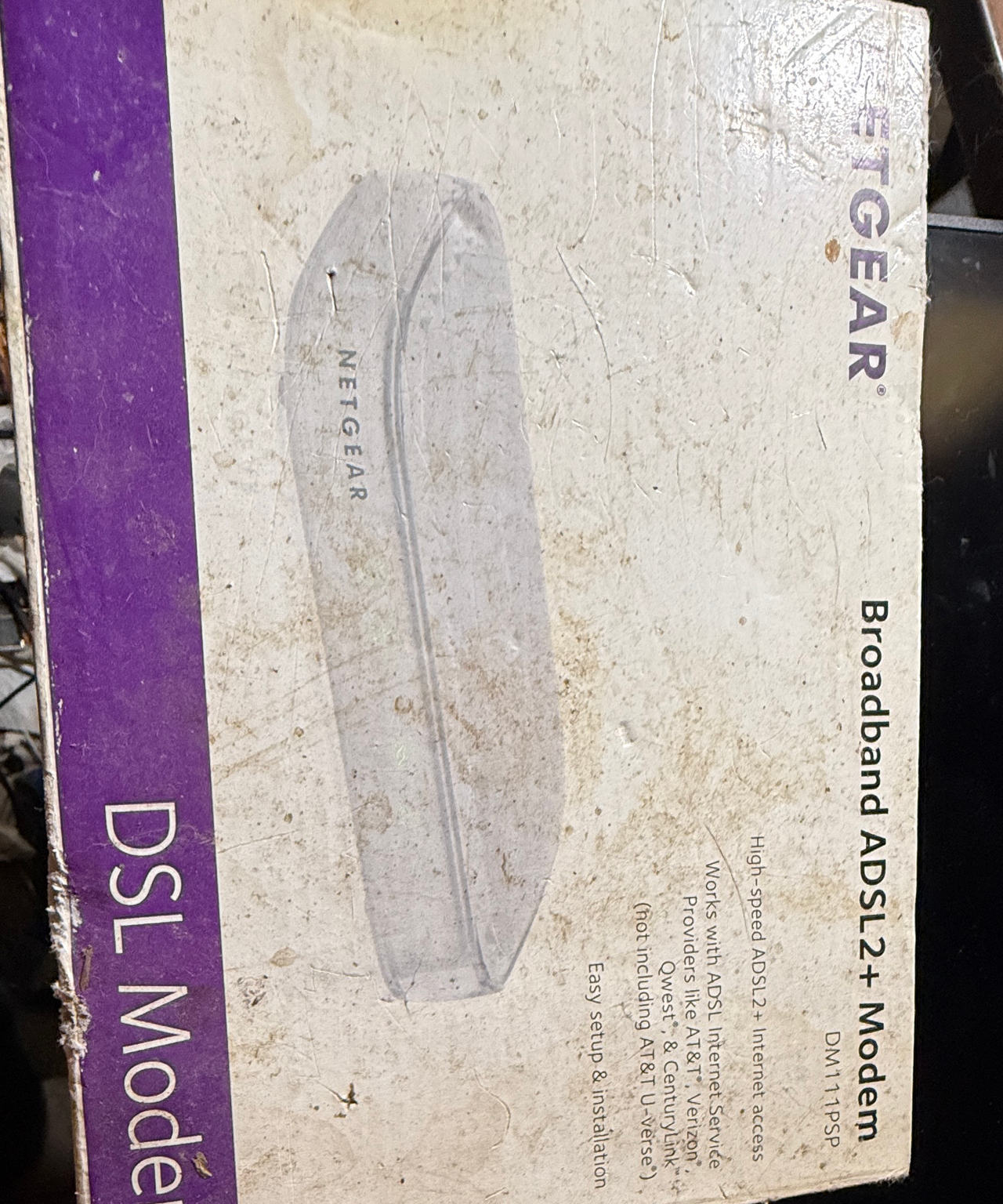 NETGEAR Broadband ADSL2+ Modem DM111PSP