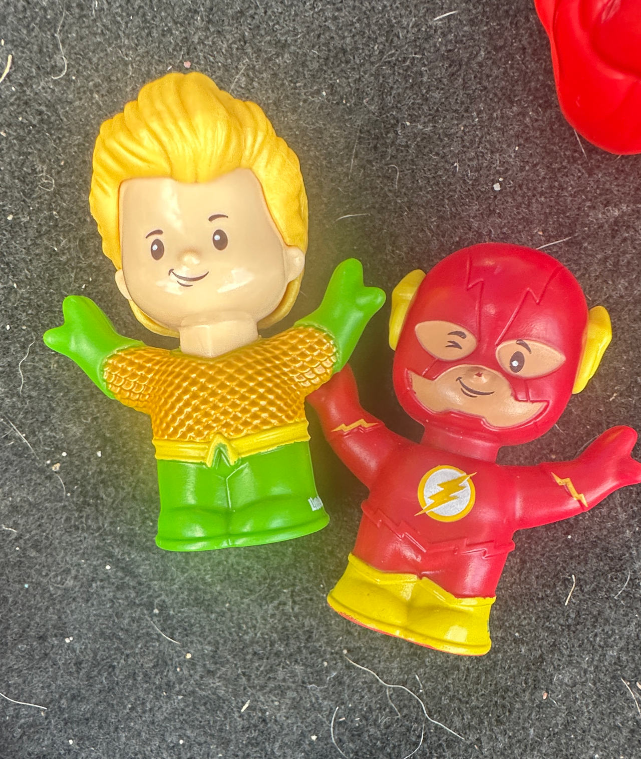 Fisher-Price Little People DC Super Friends Aquaman & The Flash Figures 2 pcs