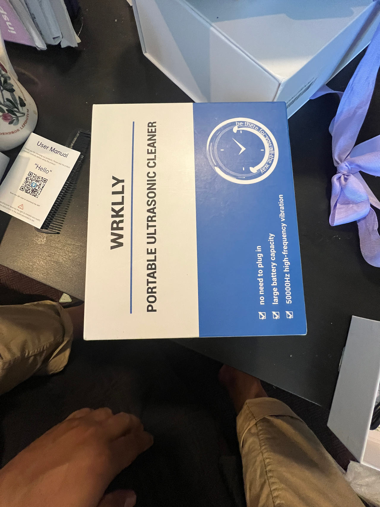 WRKLLY Portable Ultrasonic Cleaner