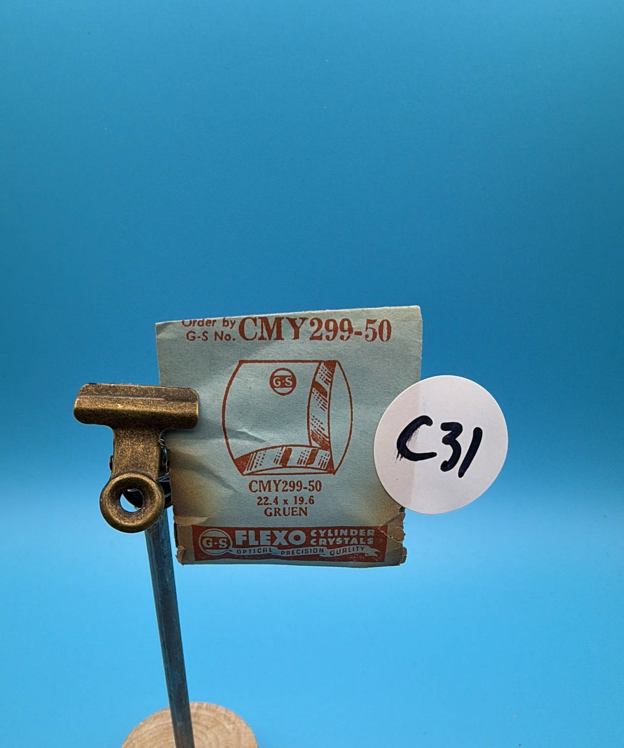 G-S Flexo CMY299-50 Cylinder Watch Crystal for Gruen