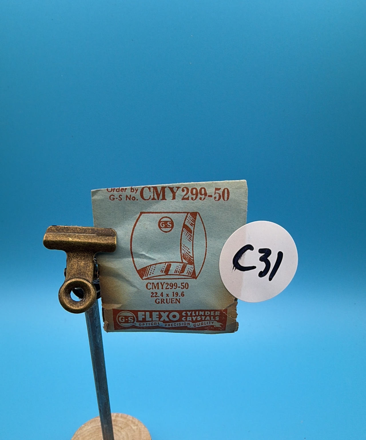 G-S Flexo CMY299-50 Cylinder Watch Crystal for Gruen