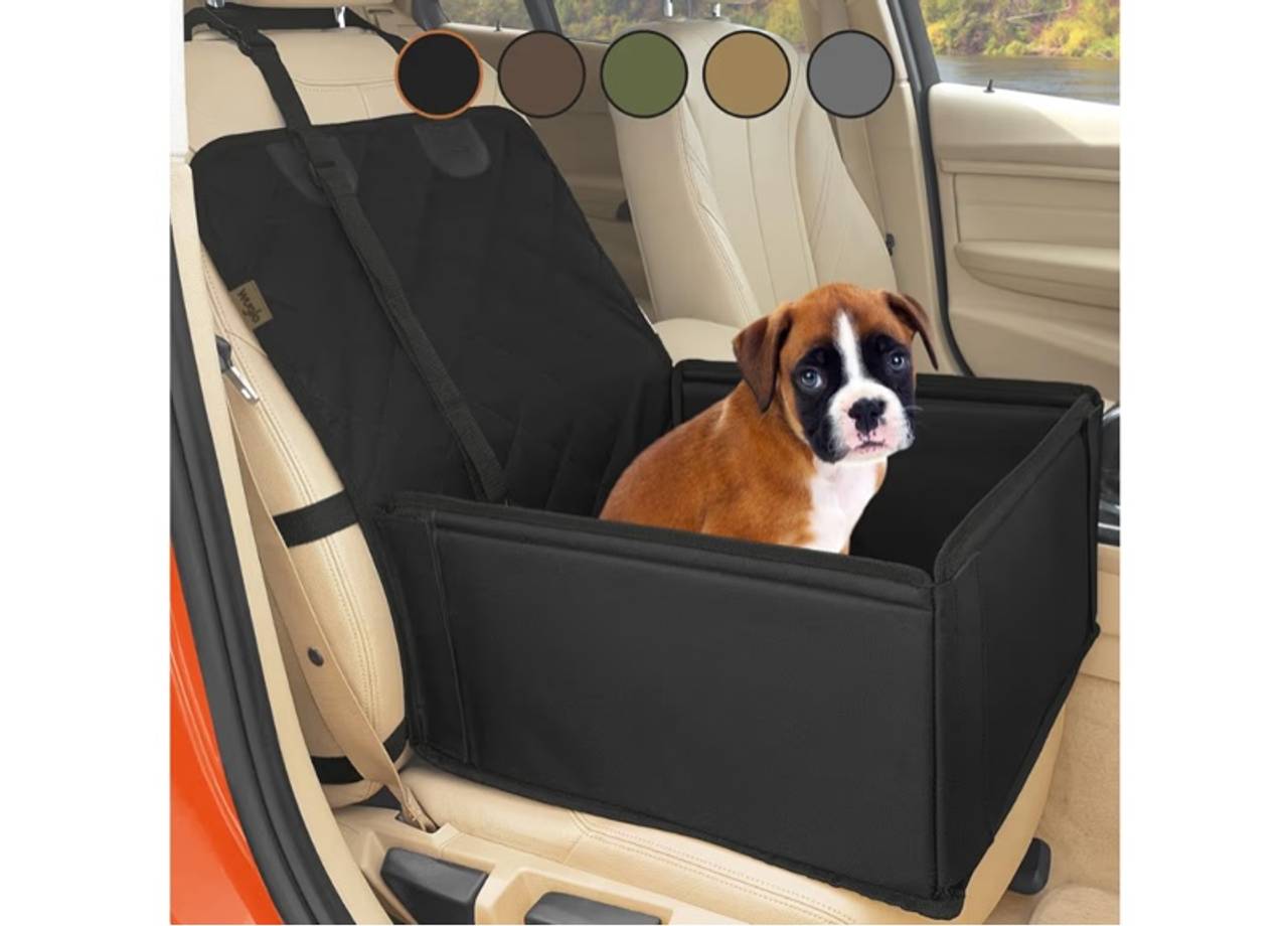 Extra Stable Large Dog Car Seat - Robust and Safe: Reinforced Walls