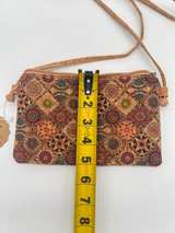 Liège Accessoires Portugal Cork Crossbody Bag Mosaic Tile Print Vegan Purse - Image 3