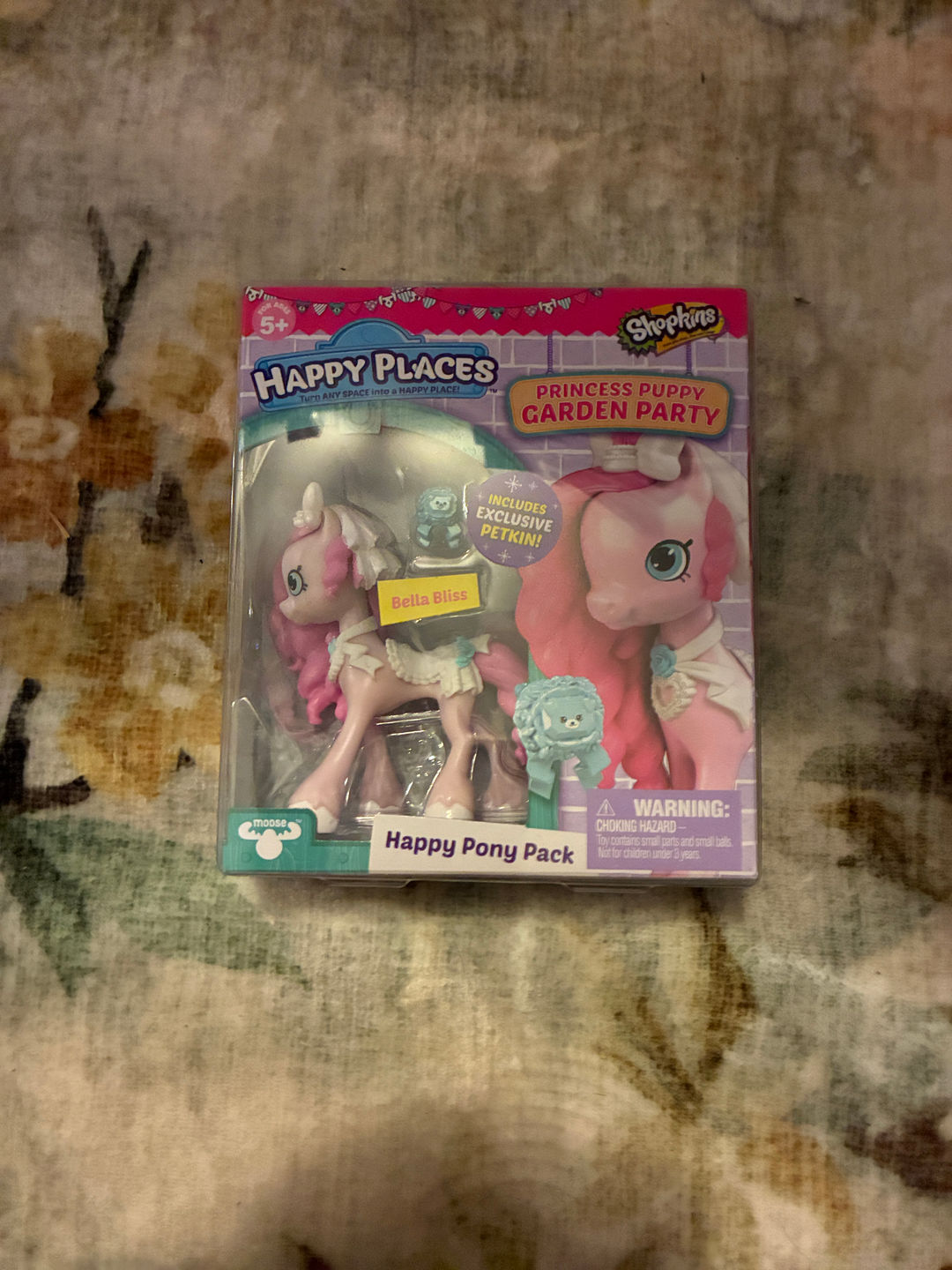 Shopkins Happy Places Princess Puppy Garden Party Happy Pony Pack