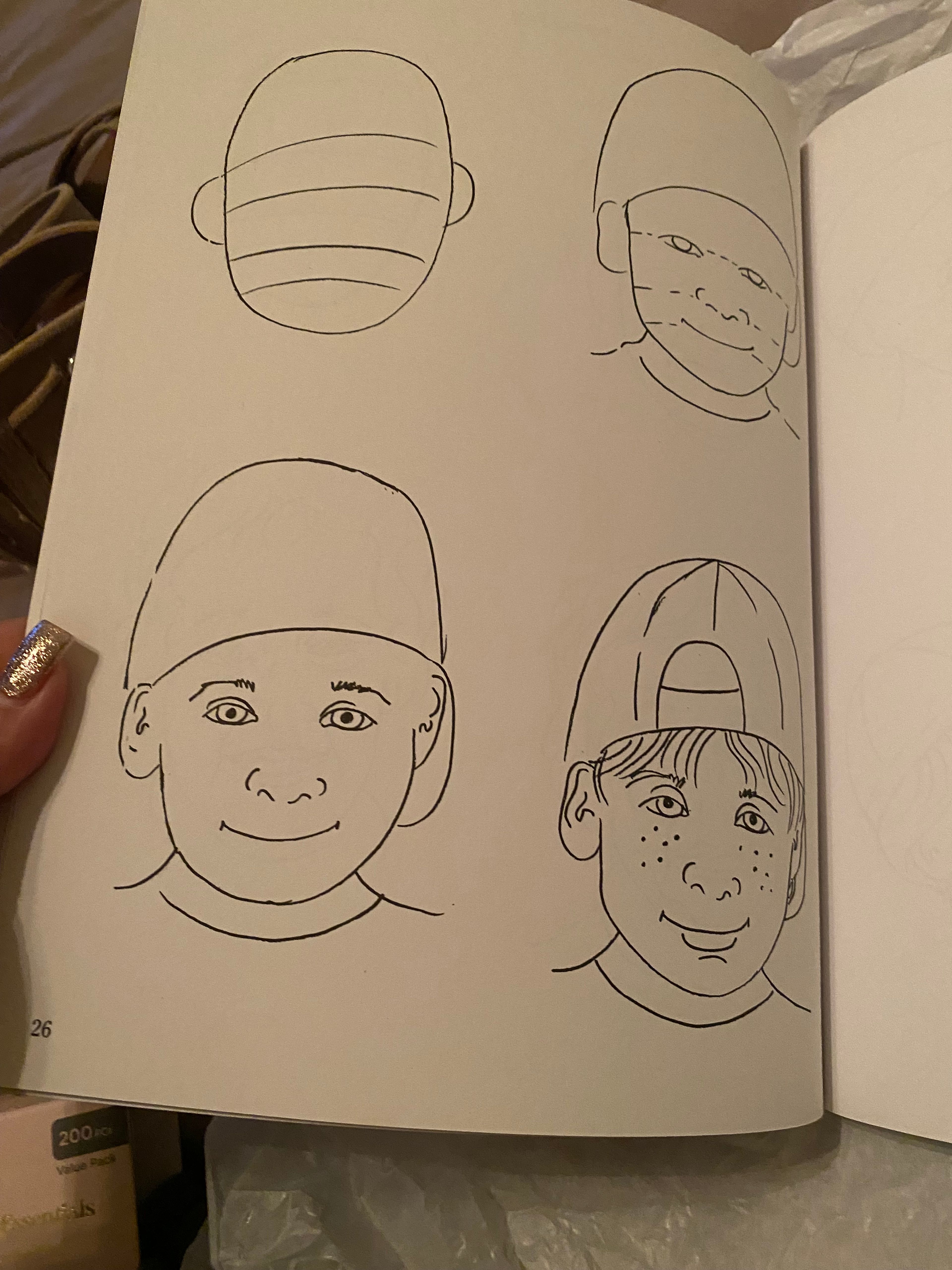How to Draw People & how to draw faces books - Image 3