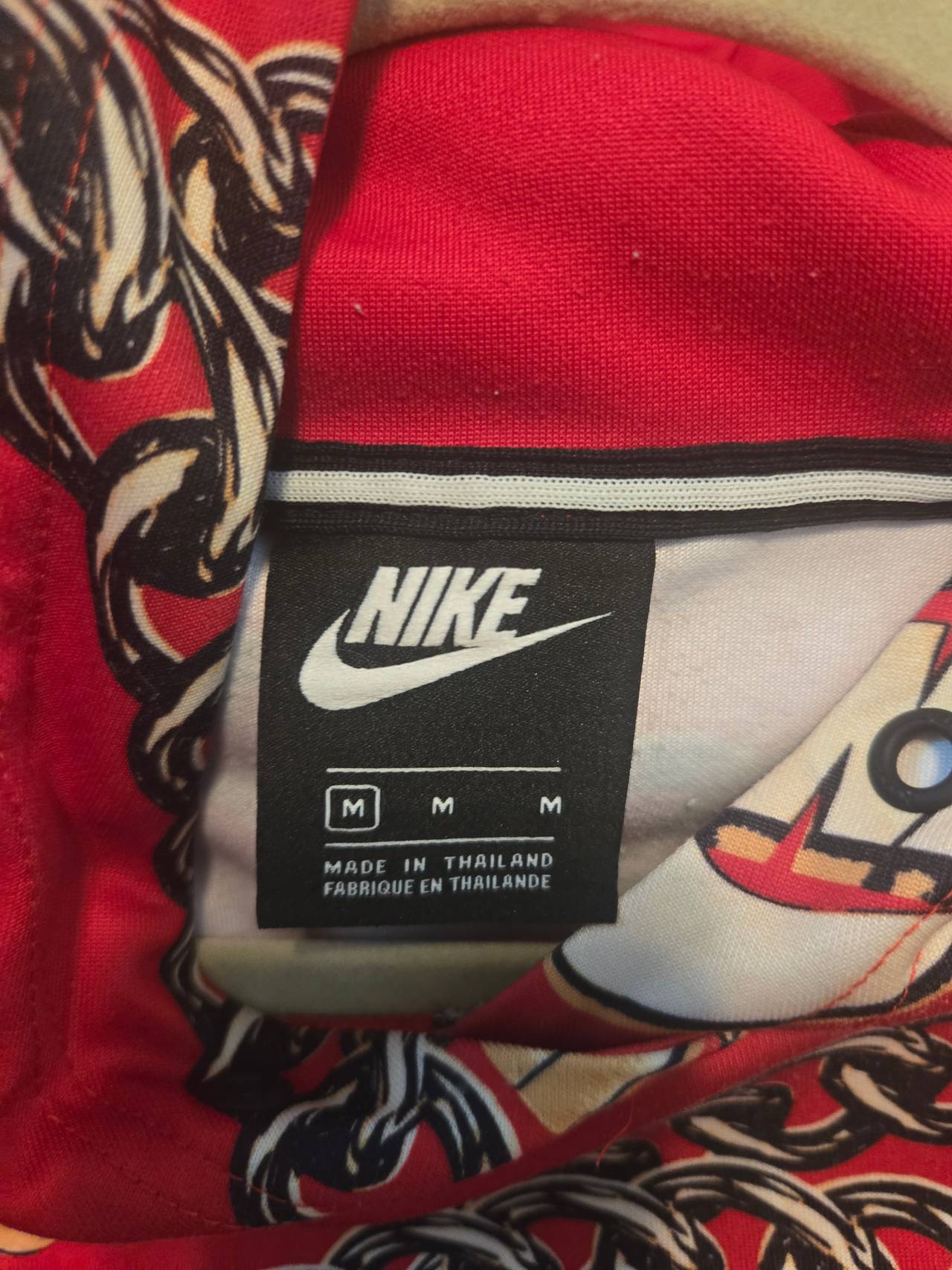 Nike Sportswear Women's Chain Print Cropped Hoodie