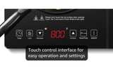 AMZCHEF Portable Induction Cooktop 6.8" Black - Image 5