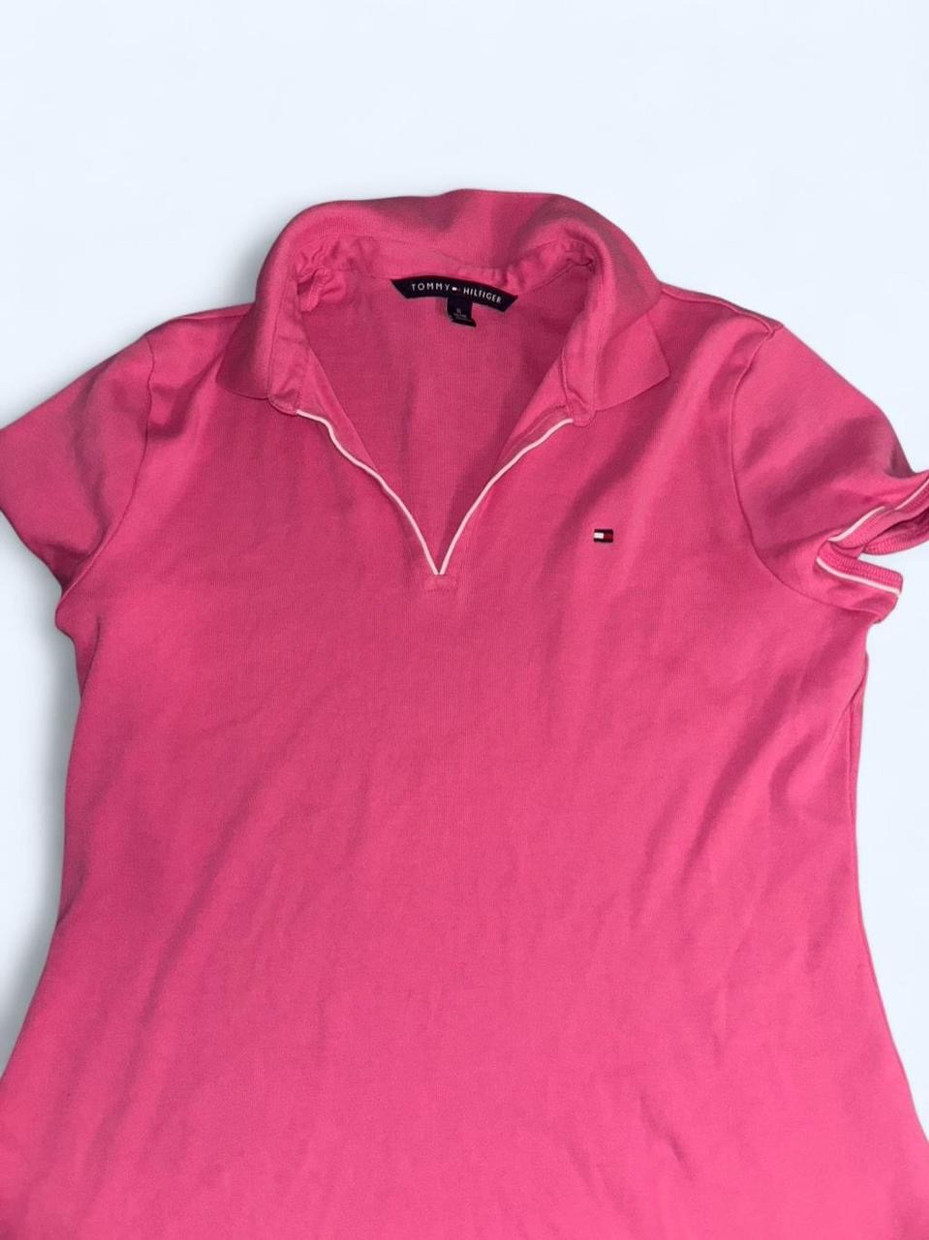 Tommy Hilfiger Women's Pink Polo Dress - Image 4