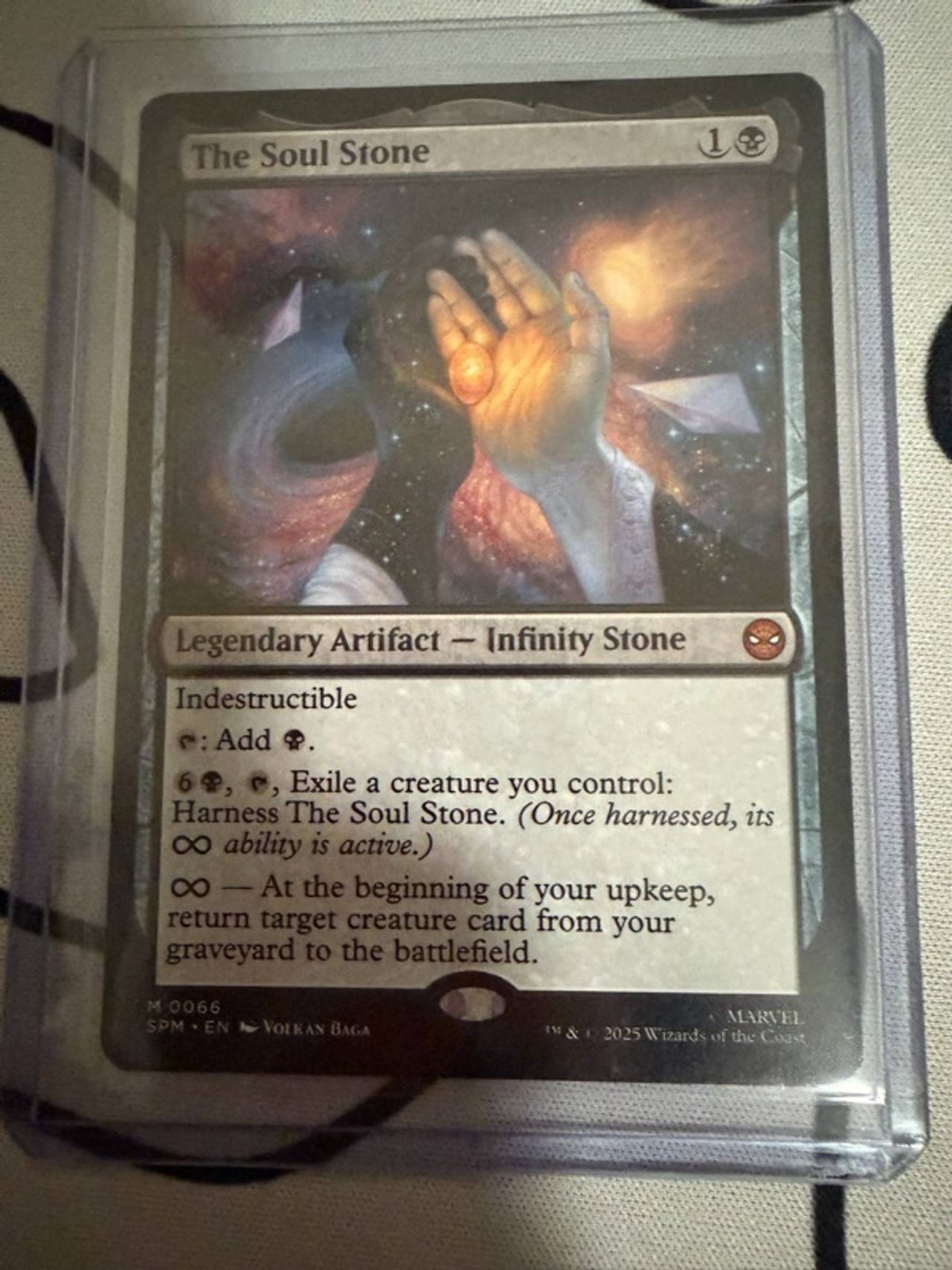 Magic: The Gathering The Soul Stone Marvel Spider-Man Card