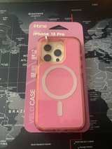 iHome Magnetic Velo Pink MagSafe Case for iPhone 15 Pro - Image 1