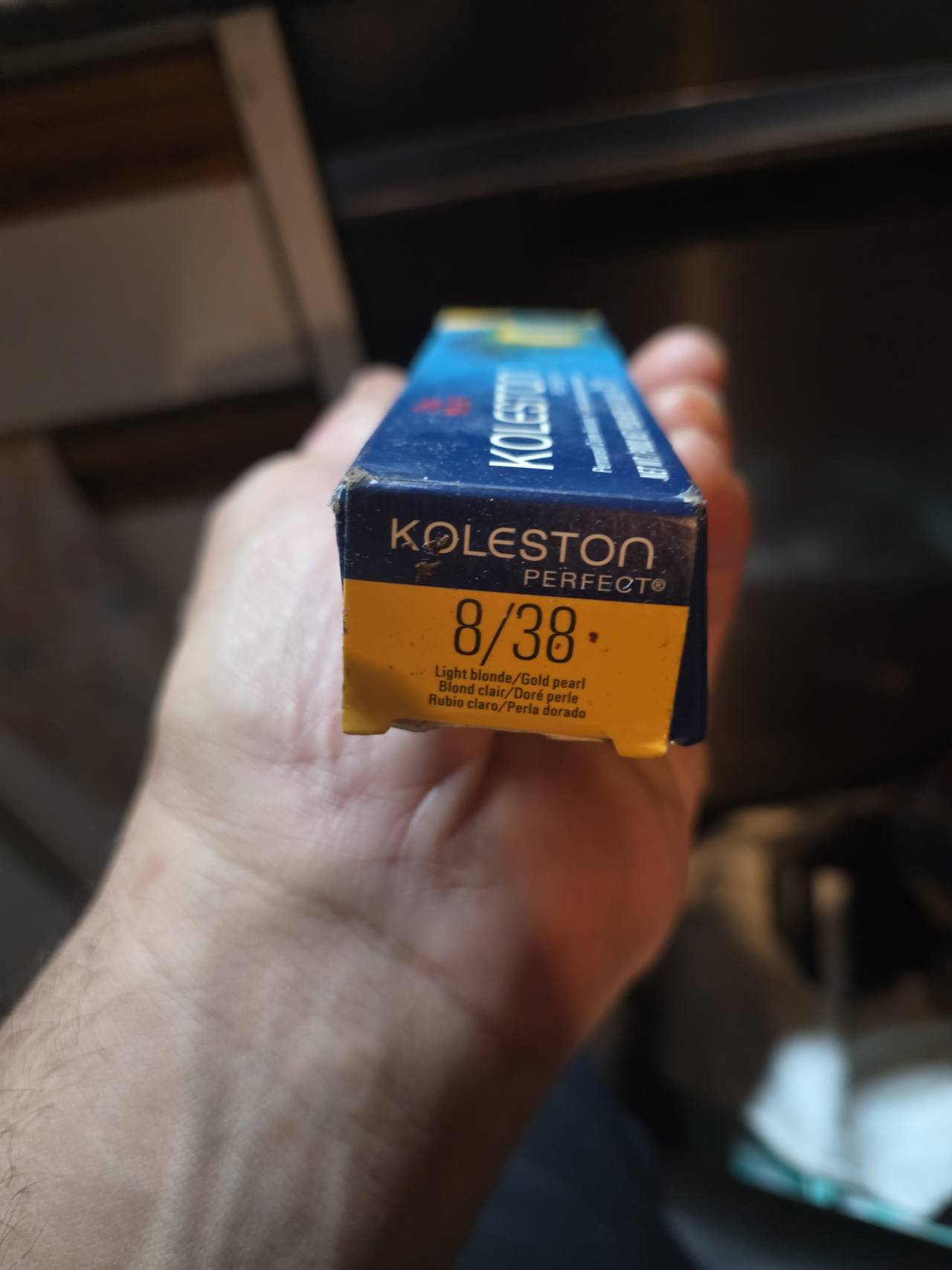 Wella Koleston Perfect 8/38 Light Blonde/Gold Pearl
