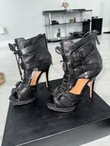 Lamb Leather Platform Ankle heels - Image 6