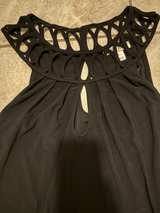 White House Black Market Little Black Dress with Cutouts Women's Size Small - Image 2