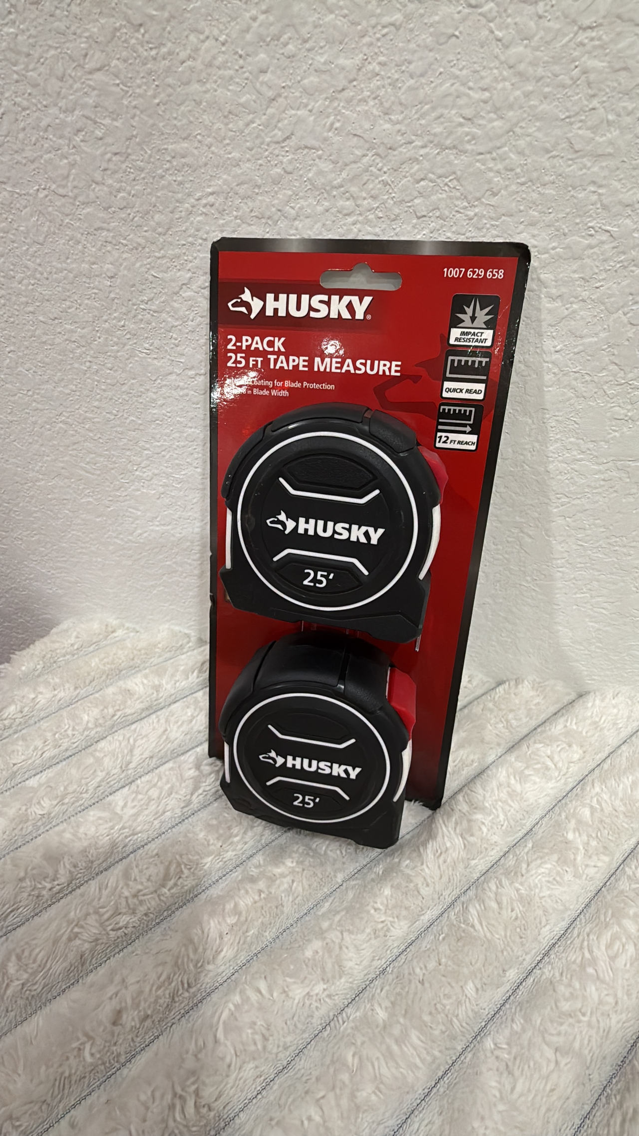 Husky 25 ft. Tape Measure (2-Pack)