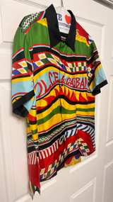 Dolce & Gabbana Carretto Print Silk Shirt Multicolour - Image 5