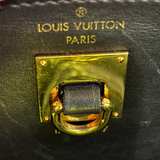 Louis Vuitton City Steamer MM Studded Black Leather Top Handle Crossbody Bag - Image 3