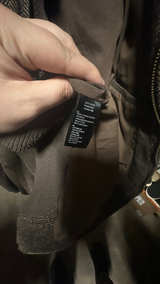 Men's Wool and Polyester Zip Jacket Size Medium  - Image 4