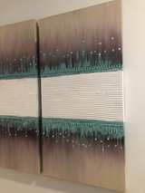 Abstract Textured Wall Art Triptych - Image 4