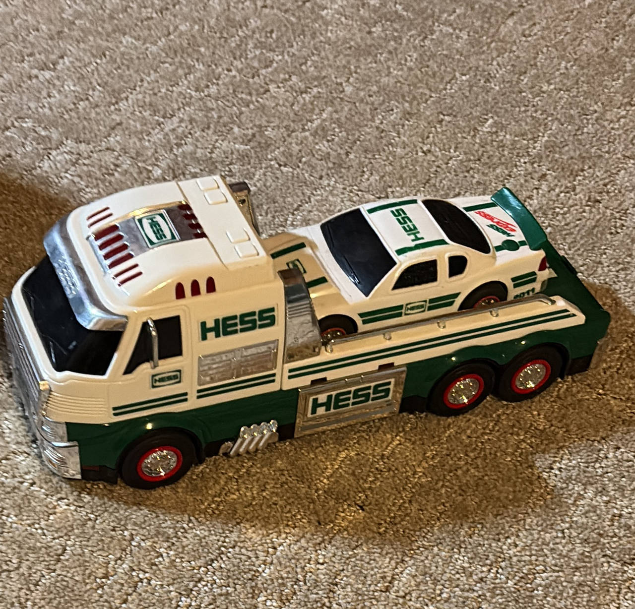 2011 Hess Toy Truck and Race Car