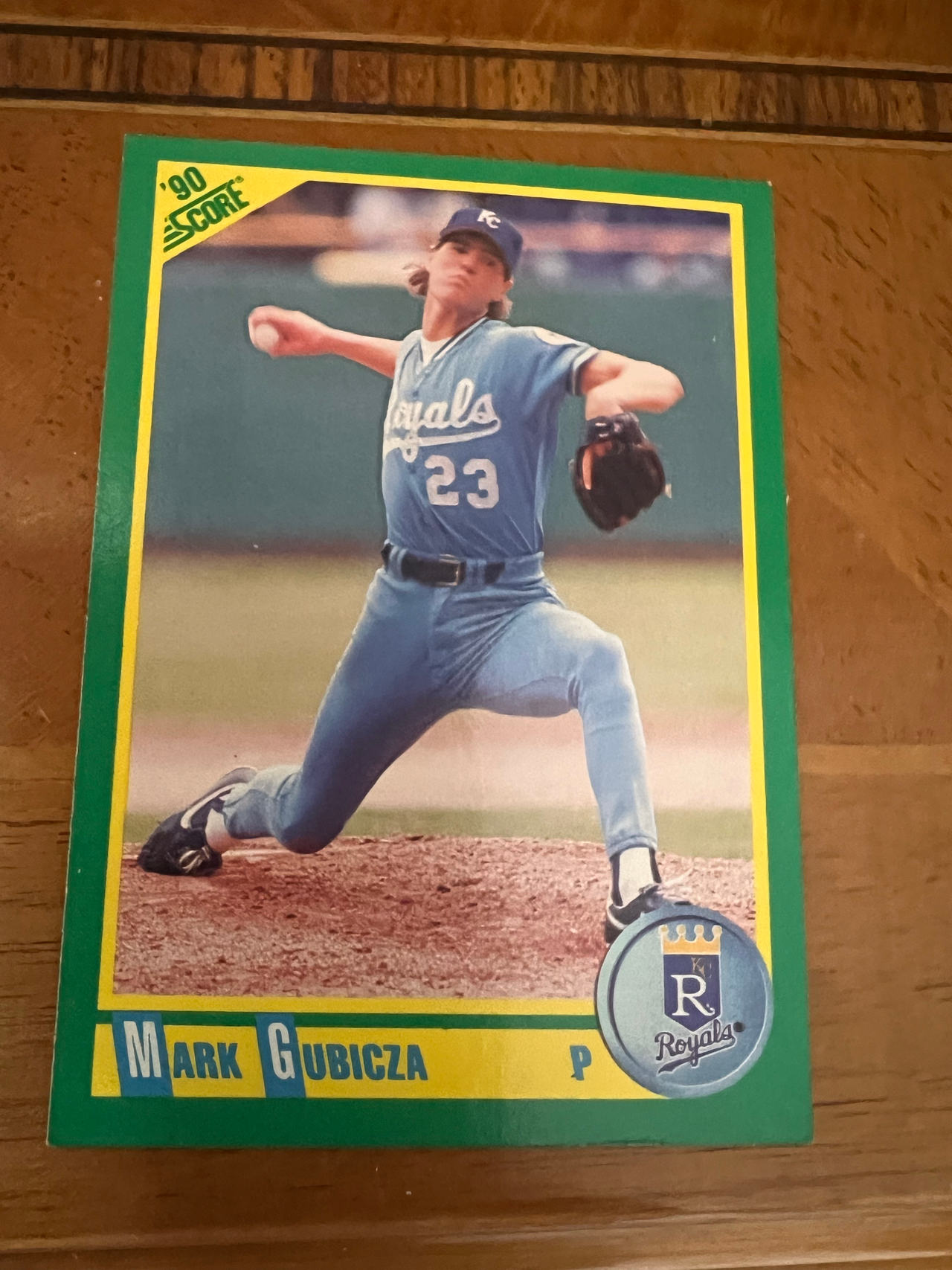 1990 Score Mark Gubicza Baseball Card
