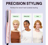 Wavytalk 0.65" Pencil Flat Iron, Cool Curl Pencil, Small Airflow Styler PINK - Image 7