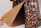 Leopard Print Trench Coat - Image 2