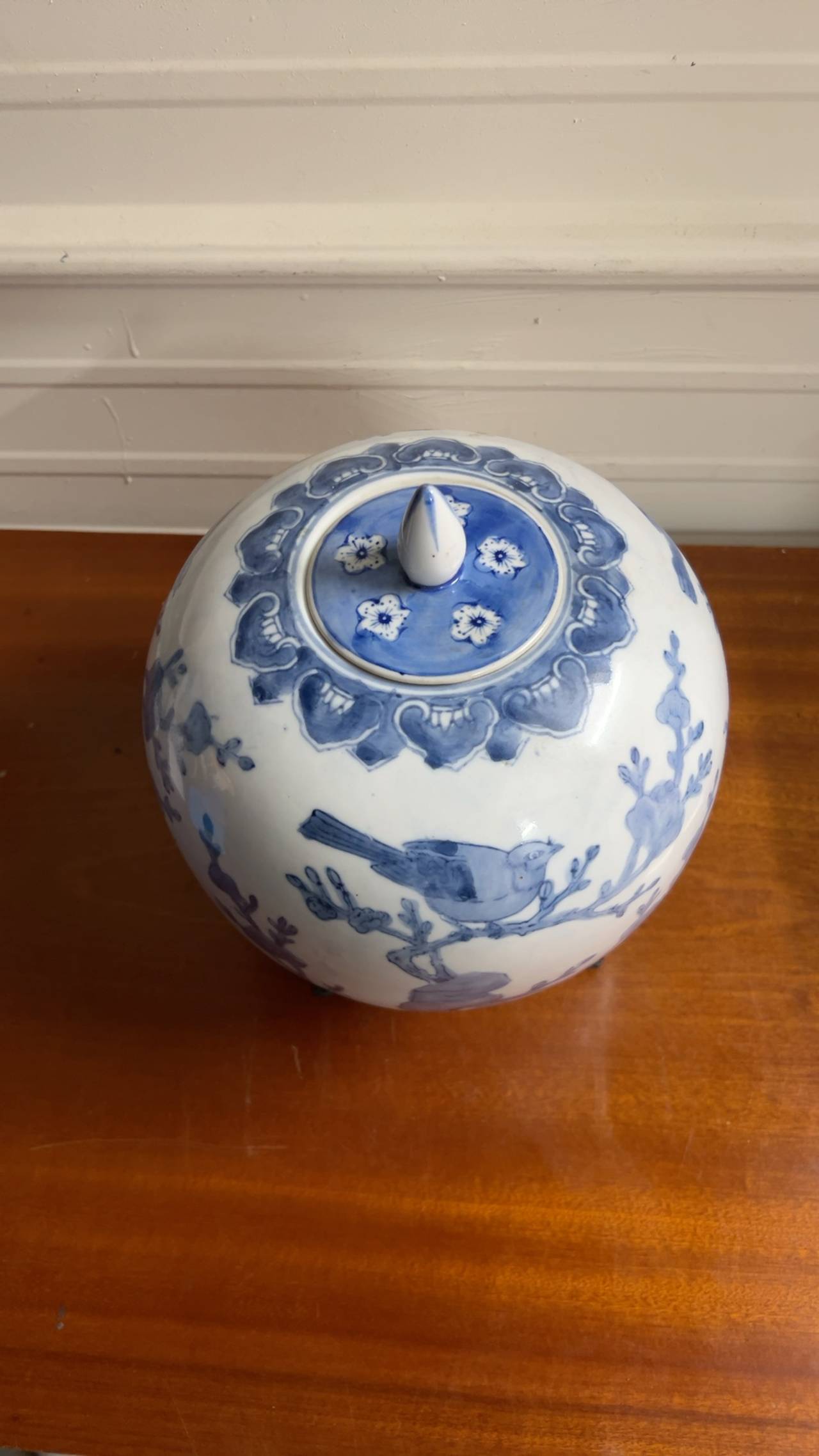 Chinese Blue & White Ginger Jar