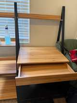 Modern Computer Desk with Hutch - Image 2