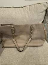 Kate Spade Taupe Leather Chain Link Shoulder Bag - Image 1