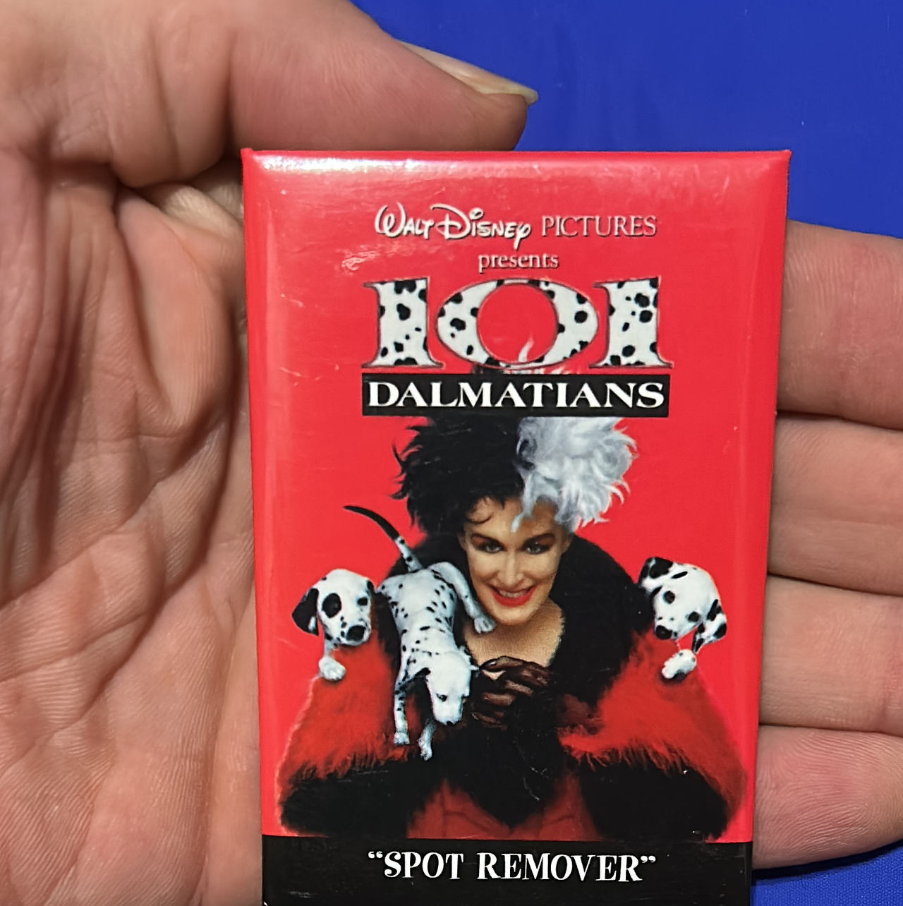 Disney 101 Dalmatians Spot Remover Pinback Button