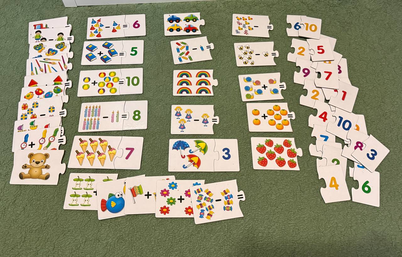 The Learning Journey Match It! Mathematics Puzzle Game