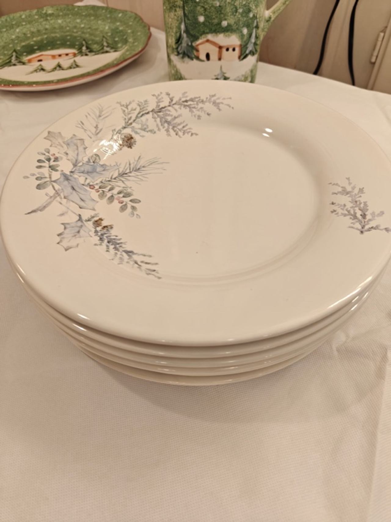 Pfaltzgraff Winter Frost Dinner Plate 11 1/8" Blue