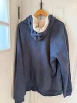 LEE REGULAR FIT XXL Sherpa Hoodie Gray Large - Image 5